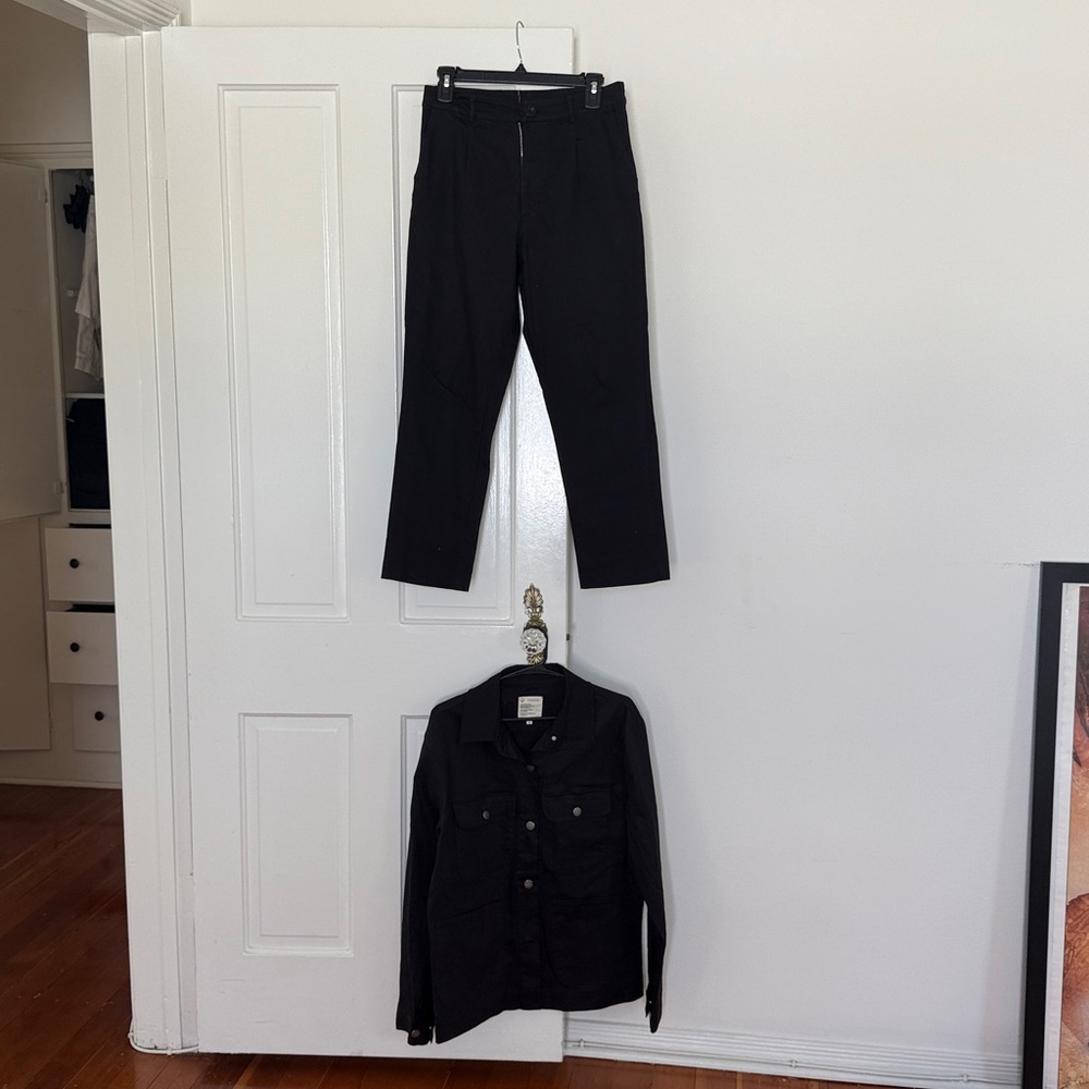 Black Button-Up Jacket - Picture 5 of 5